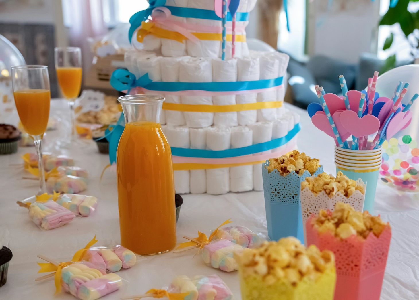 Hur gör man en blöjtårta?